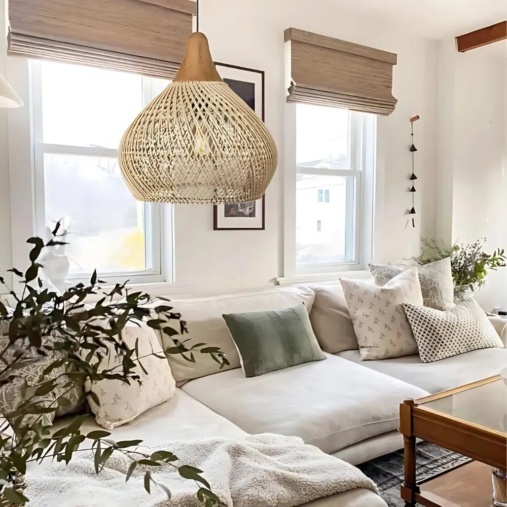 Sunwoven - Artisan Rattan Lamp