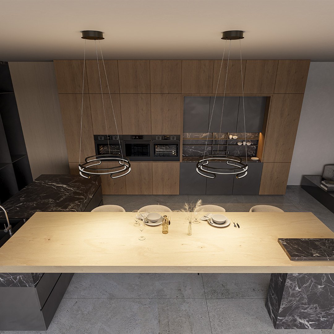 MetalAura - Sophisticated Hanging Lamp