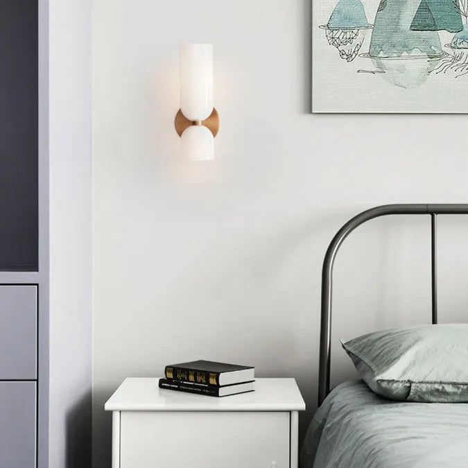 GlassAura – Dual-Layer Wall Lamp