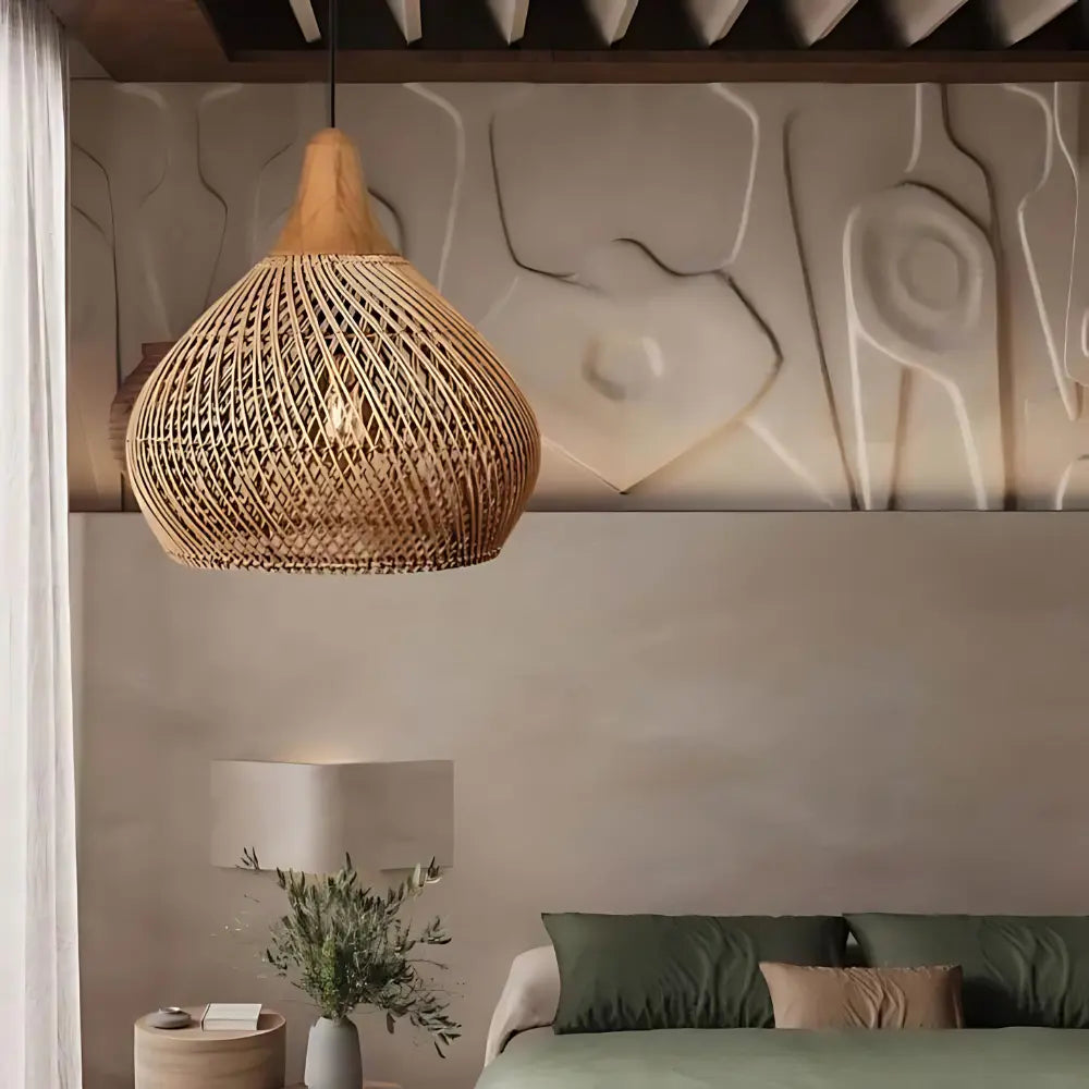 Sunwoven - Artisan Rattan Lamp