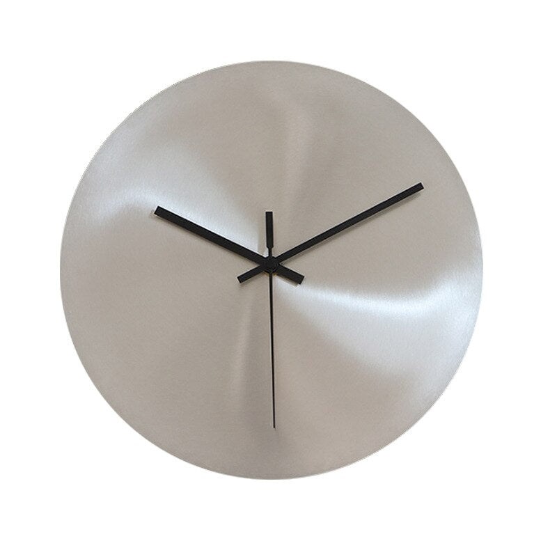 SteelTime - Sleek Stainless Steel Wall Clock