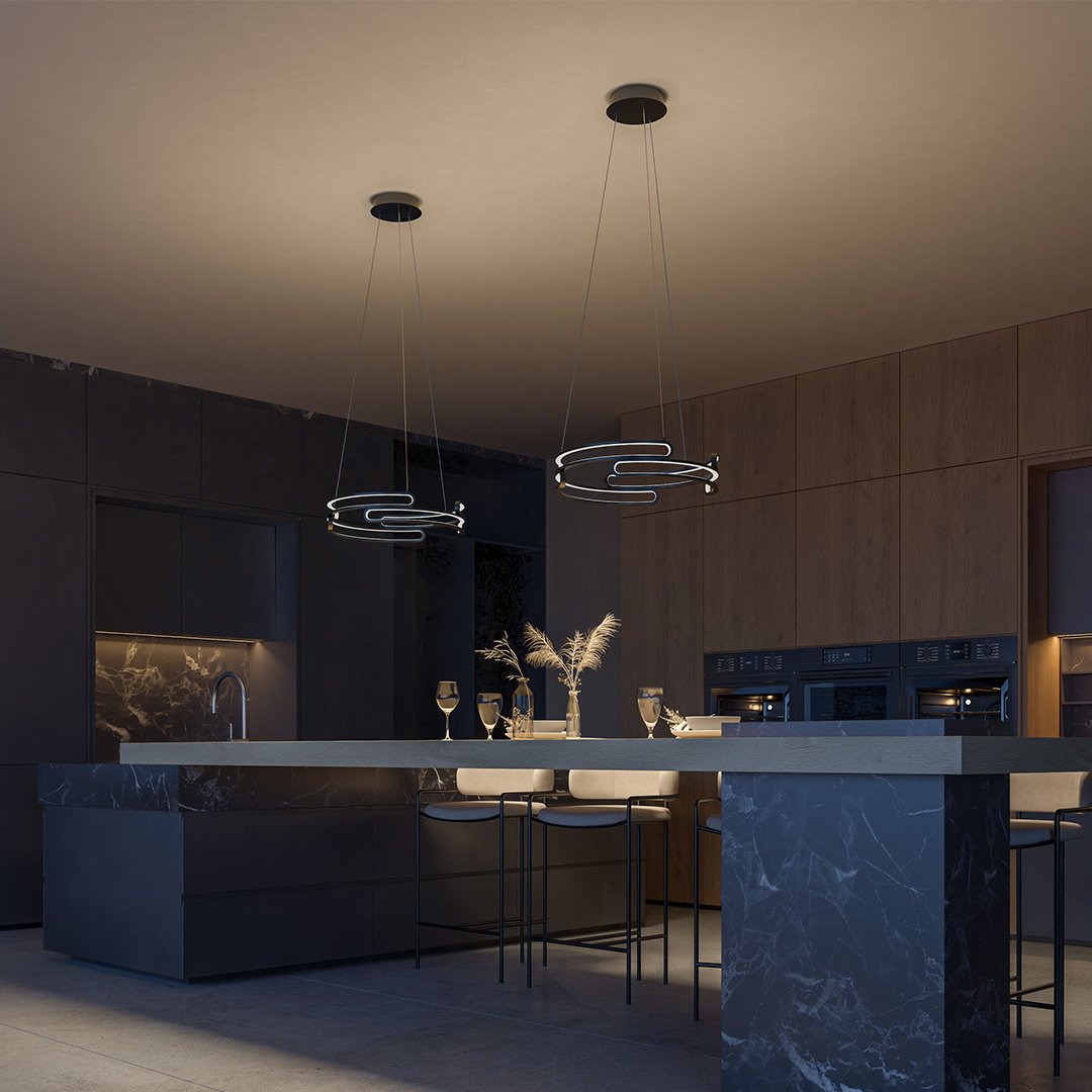MetalAura - Sophisticated Hanging Lamp