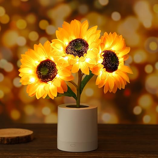 BloomBright - Sunflower Inspired Table Lamp
