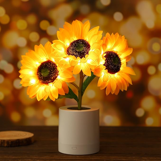 BloomBright - Sunflower Inspired Table Lamp