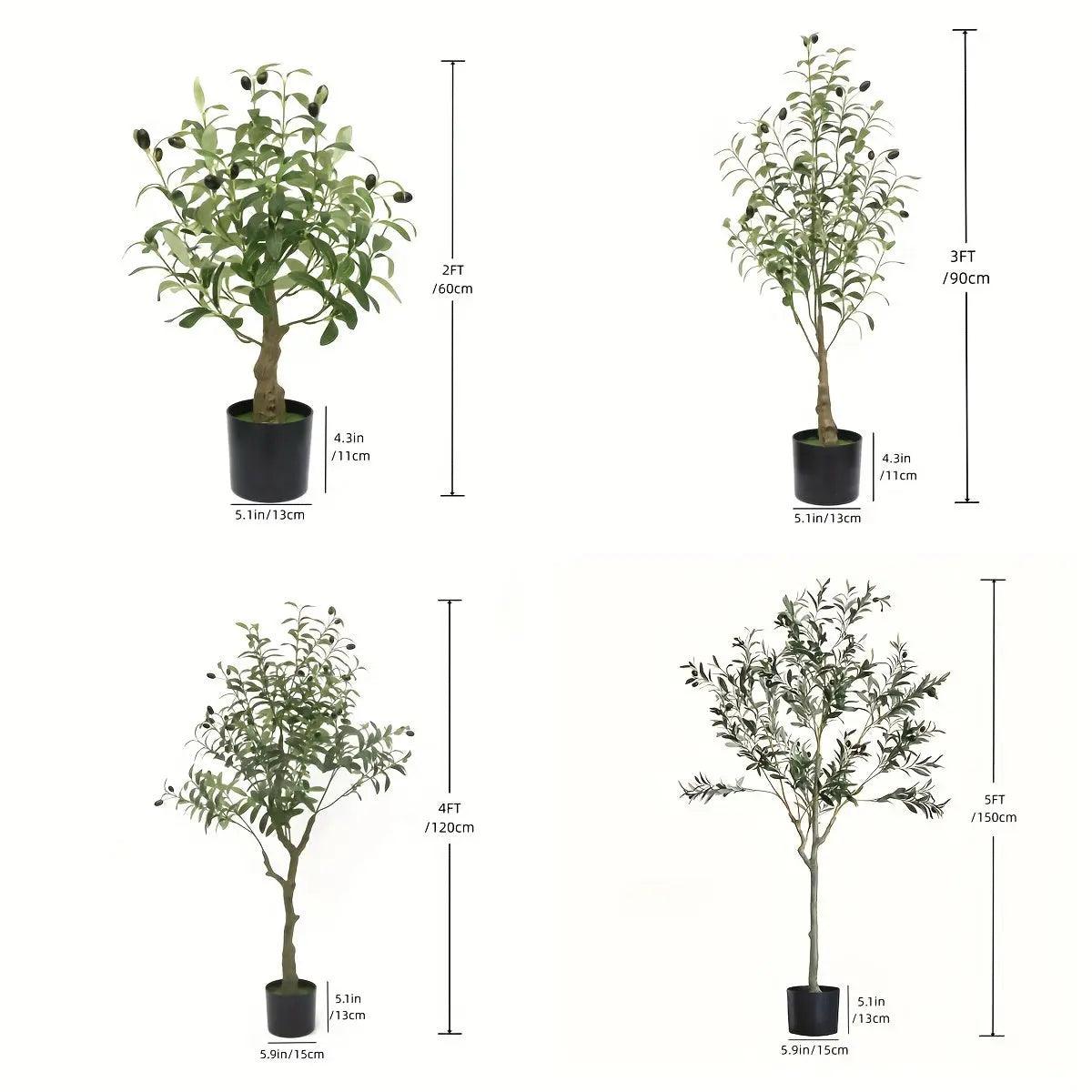 OlivaLeaf - Lifelike Olive Tree Decoration