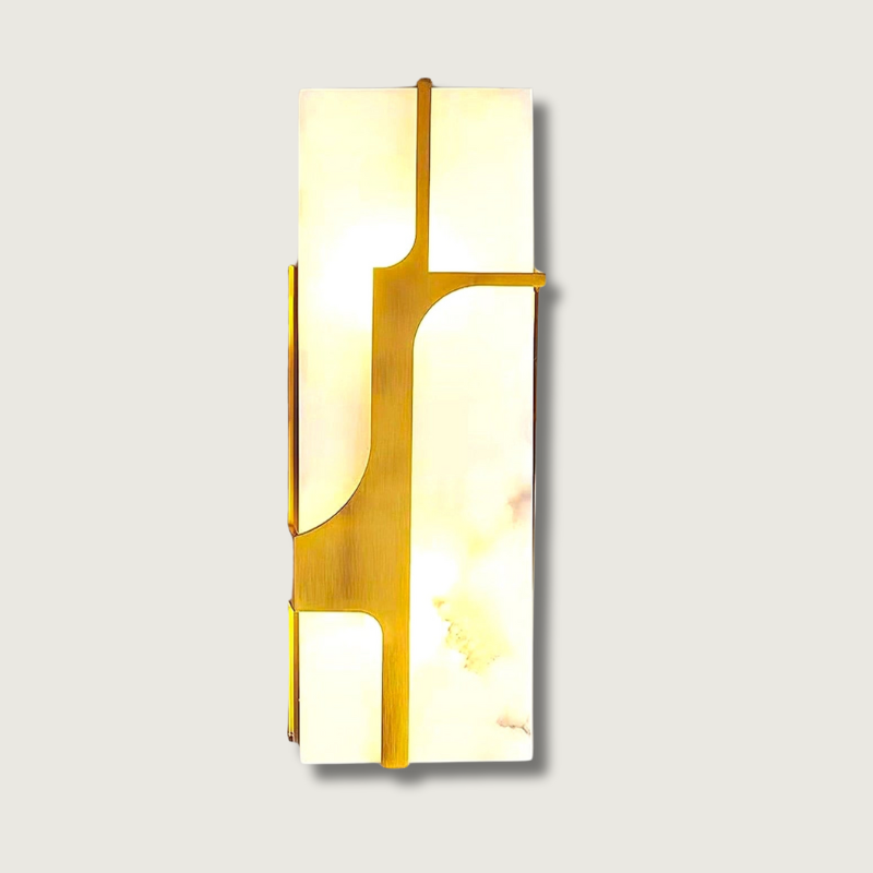 OpalBeam – Marble Art Deco Wall Lamp for a Chic Appeal