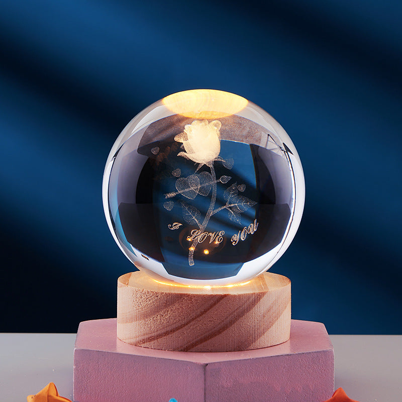 DreamBeam – 3D Crystal LED Night Light