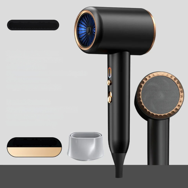 SalonPro - Suszarka do włosów i szczotka o podwójnej temperaturze i dużej mocy