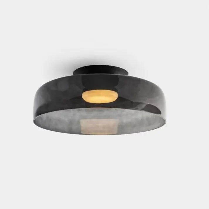 LuxeGleam - Classic Glass Ceiling Lamp