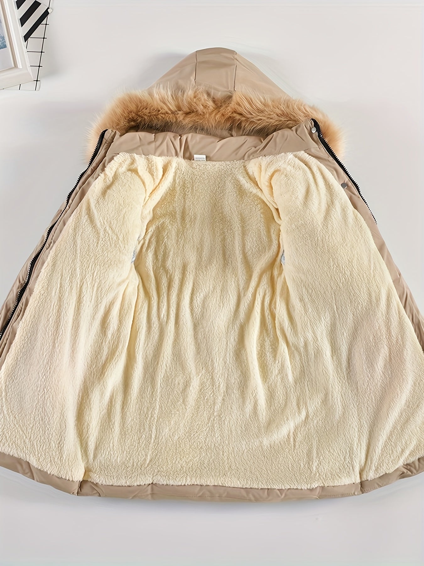 SnowFlurry | Cozy Winter Coat with Hood for Girls