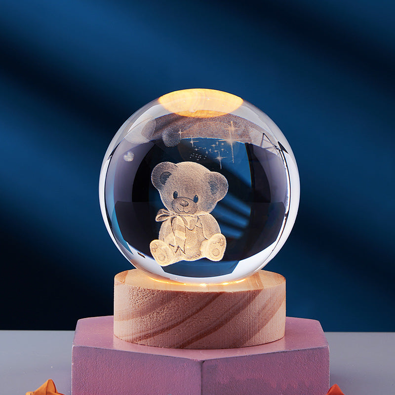 DreamBeam – 3D Crystal LED Night Light