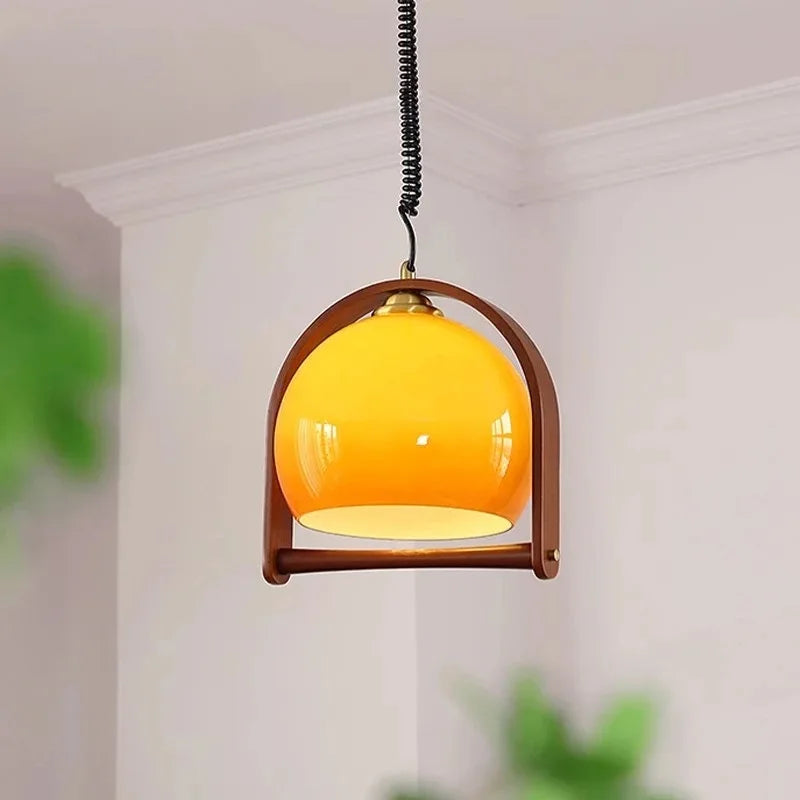 HoutLuxe - Bauhaus Geïnspireerde Pendellamp