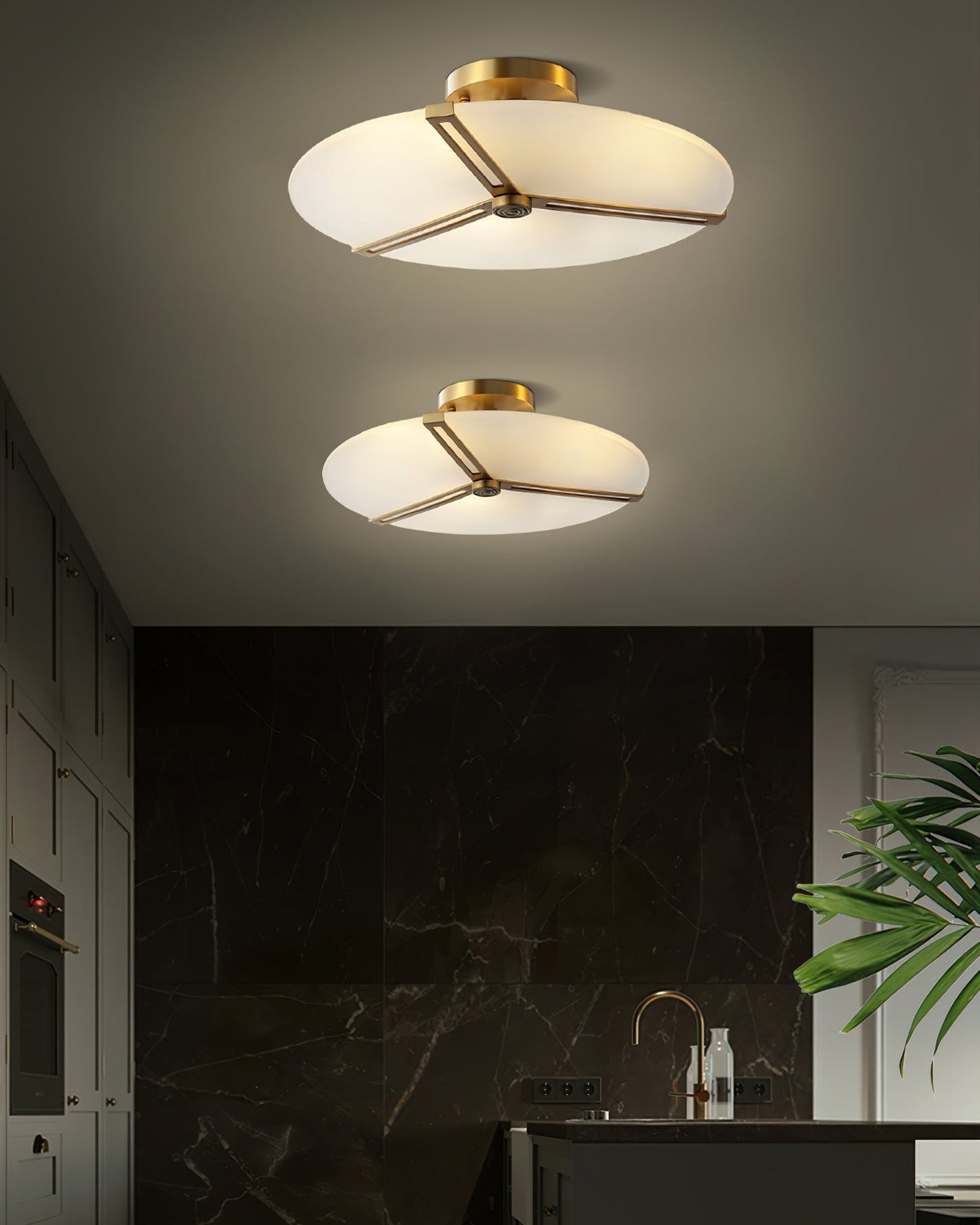 LuxeContempo - Ceiling Light with Sleek Modern Style and Subtle Illumination