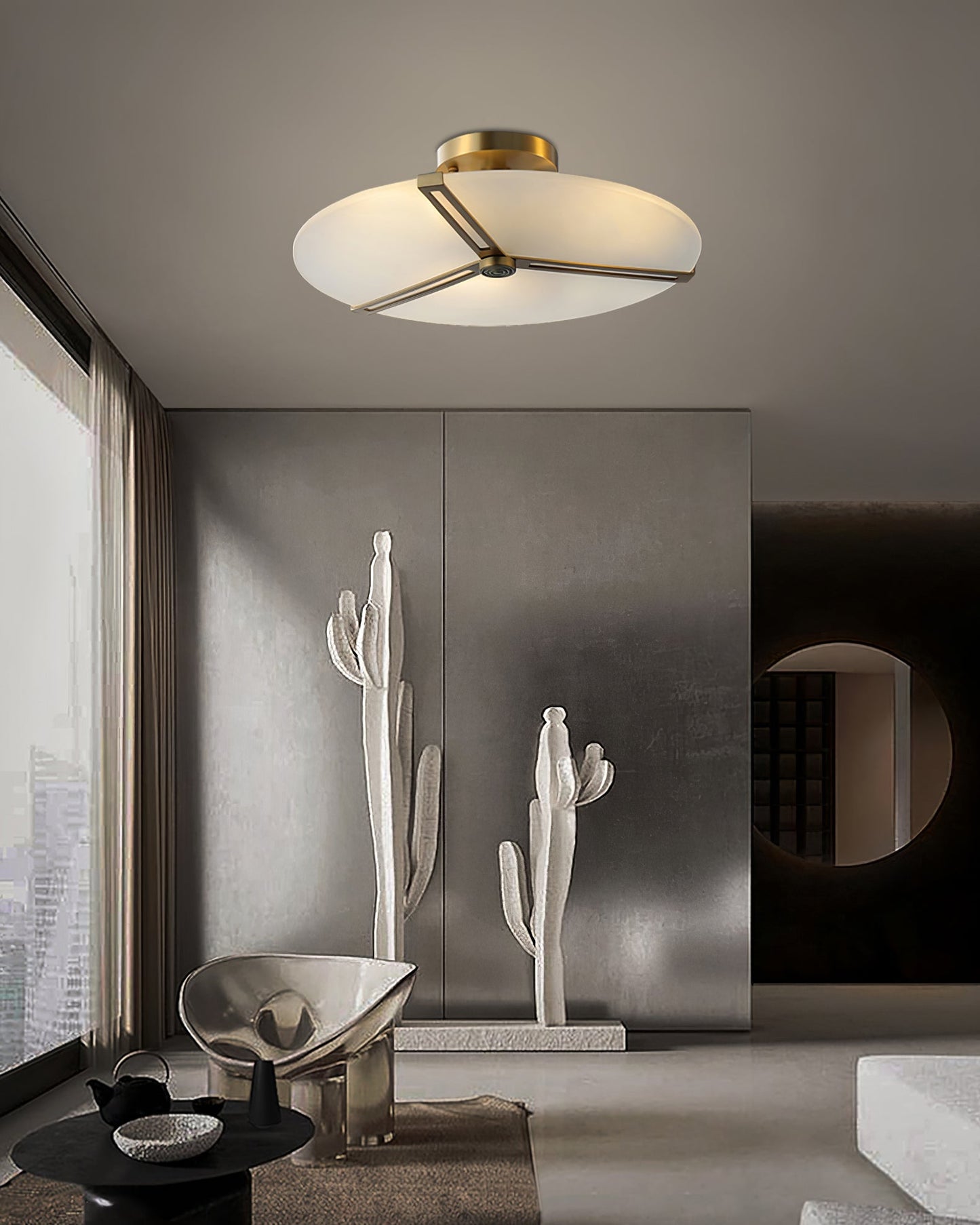 LuxeContempo - Ceiling Light with Sleek Modern Style and Subtle Illumination