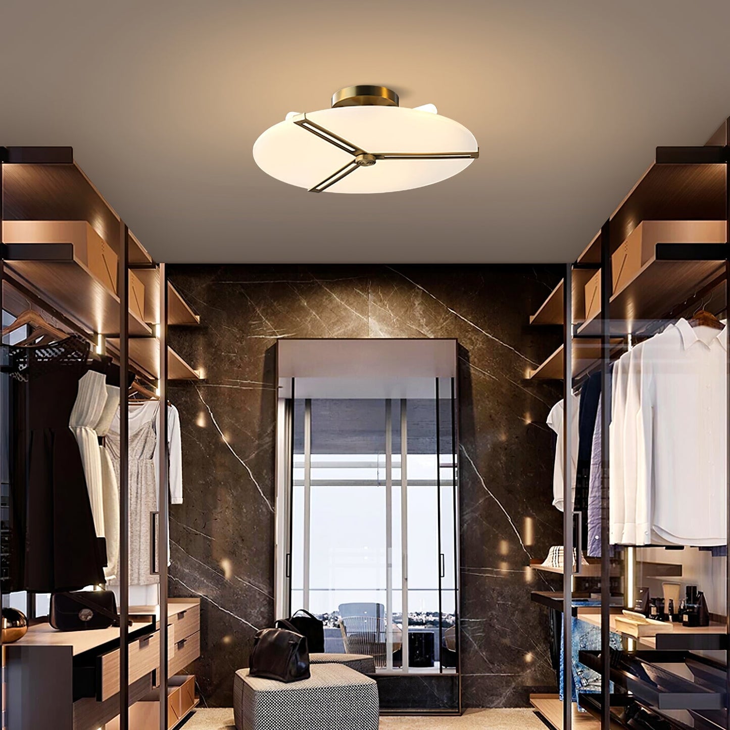 LuxeContempo - Ceiling Light with Sleek Modern Style and Subtle Illumination