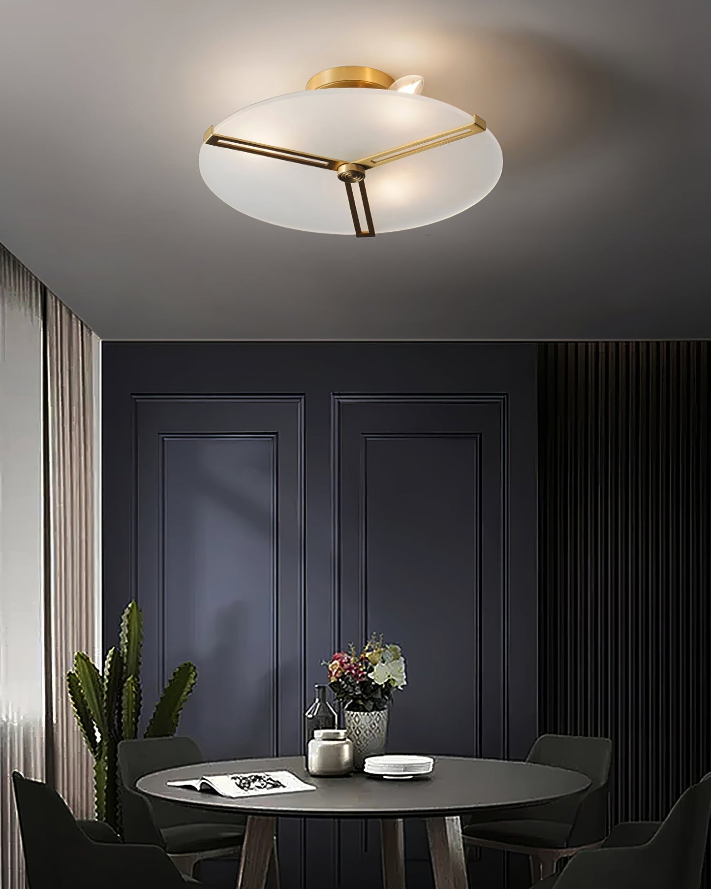 LuxeContempo - Ceiling Light with Sleek Modern Style and Subtle Illumination
