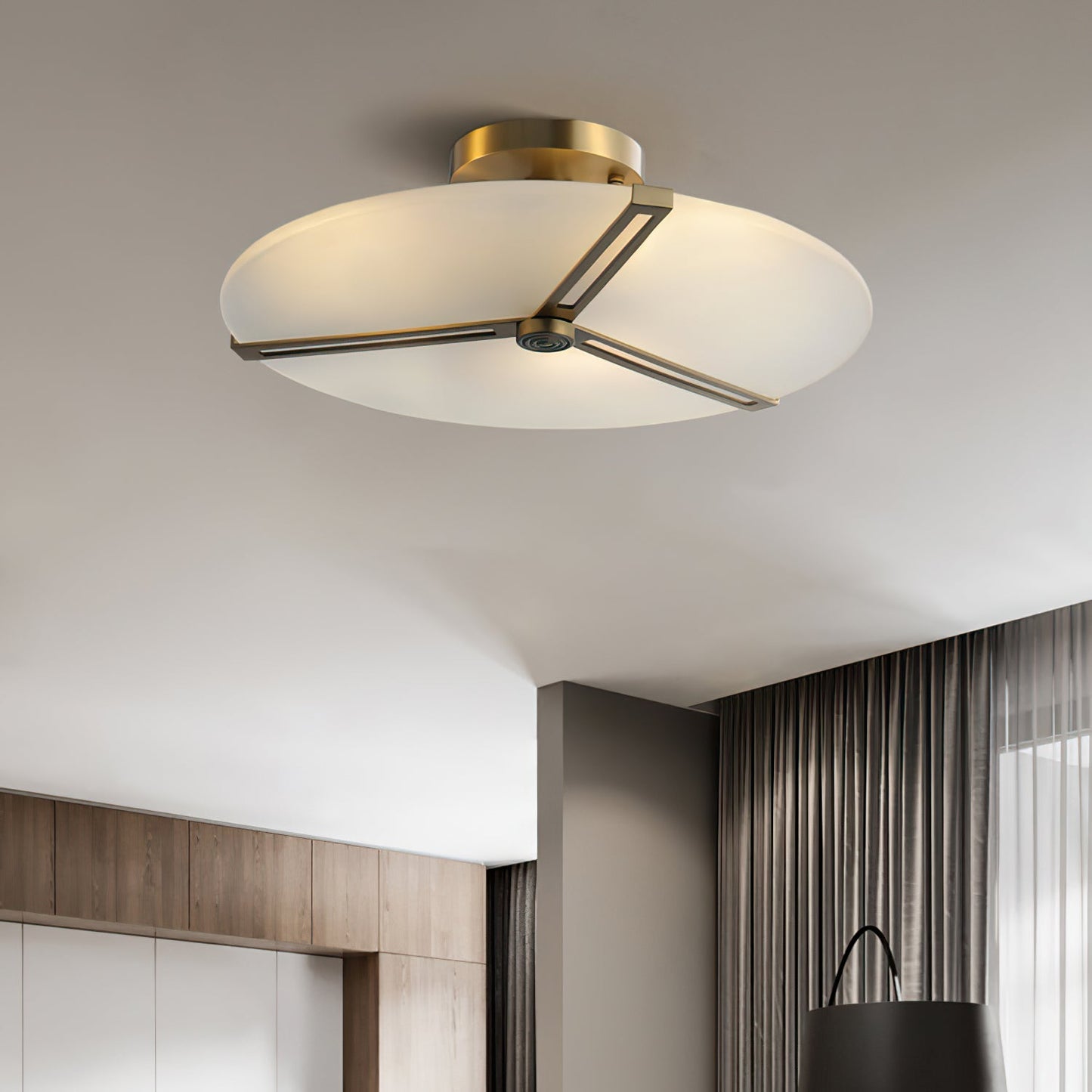 LuxeContempo - Ceiling Light with Sleek Modern Style and Subtle Illumination