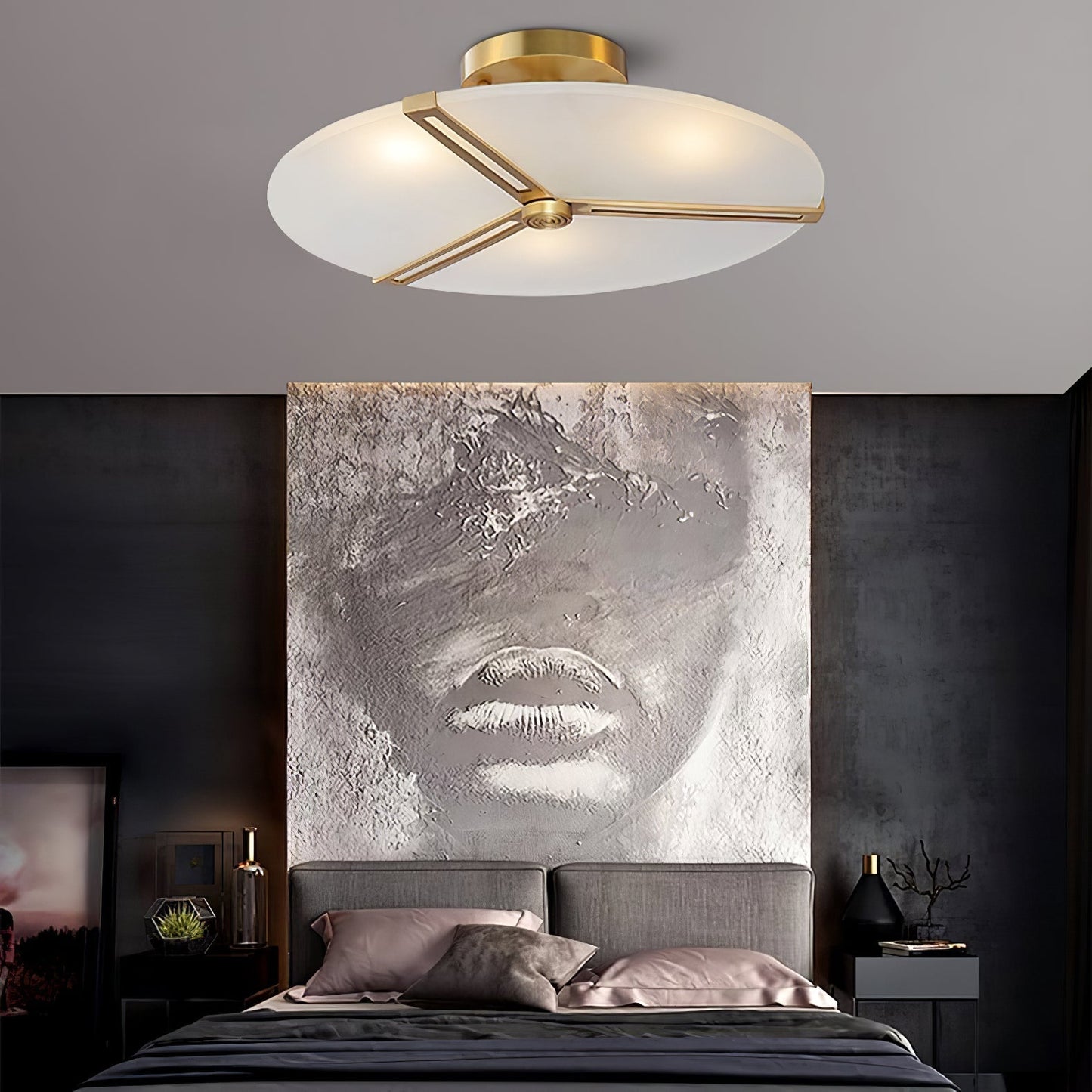 LuxeContempo - Ceiling Light with Sleek Modern Style and Subtle Illumination