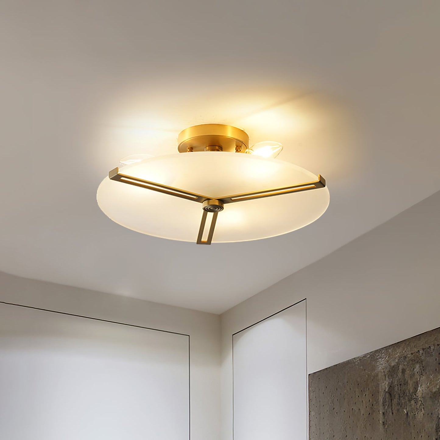LuxeContempo - Ceiling Light with Sleek Modern Style and Subtle Illumination