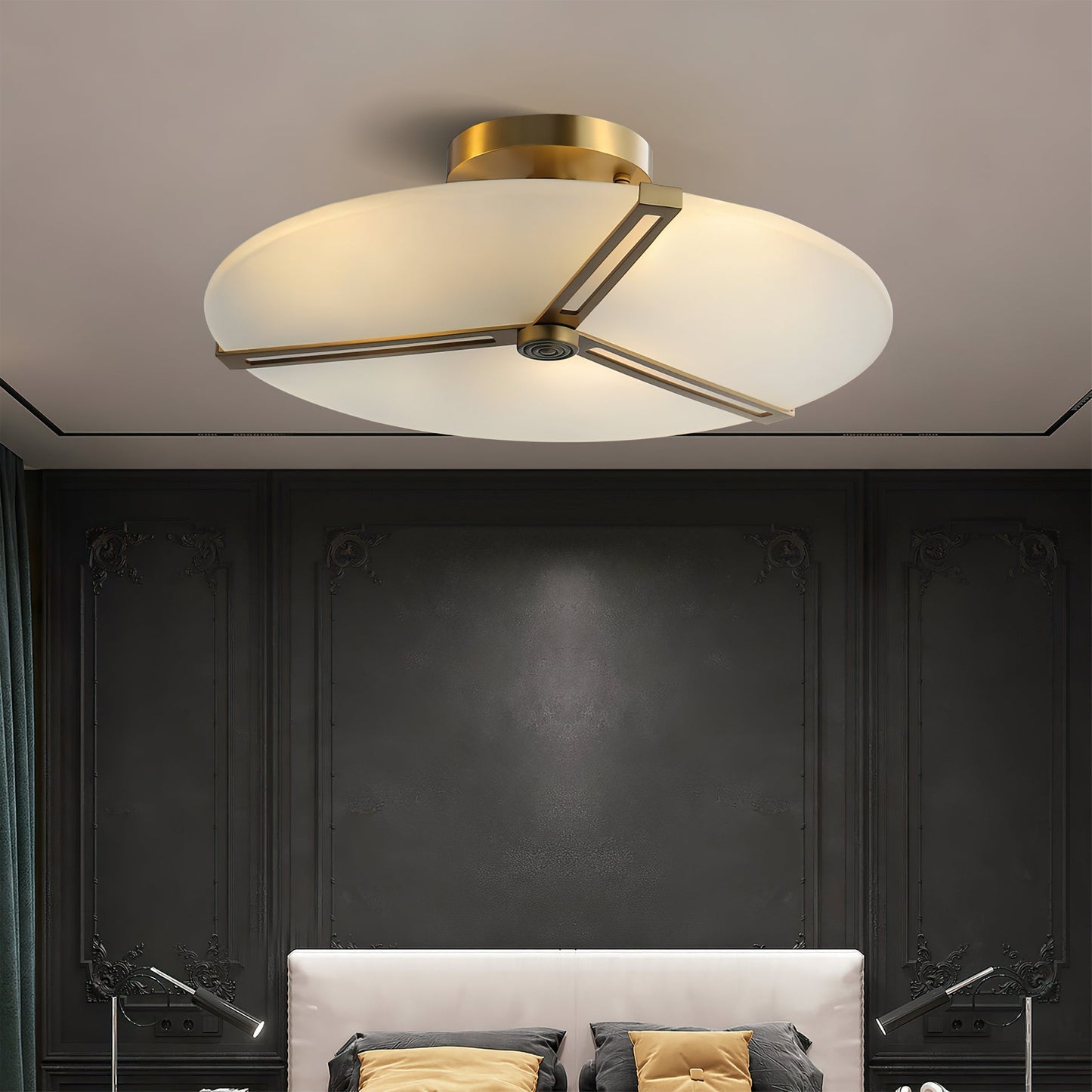 LuxeContempo - Ceiling Light with Sleek Modern Style and Subtle Illumination