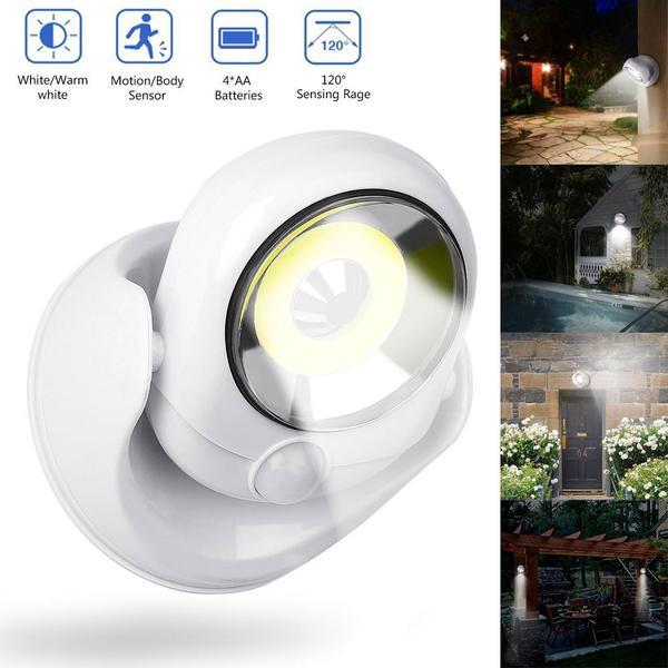 Ultra-Bright Motion Sensor LED Outdoor Light – Waterproof 450 Lumen Wireless LED Lamp for Safety and Visibility-2