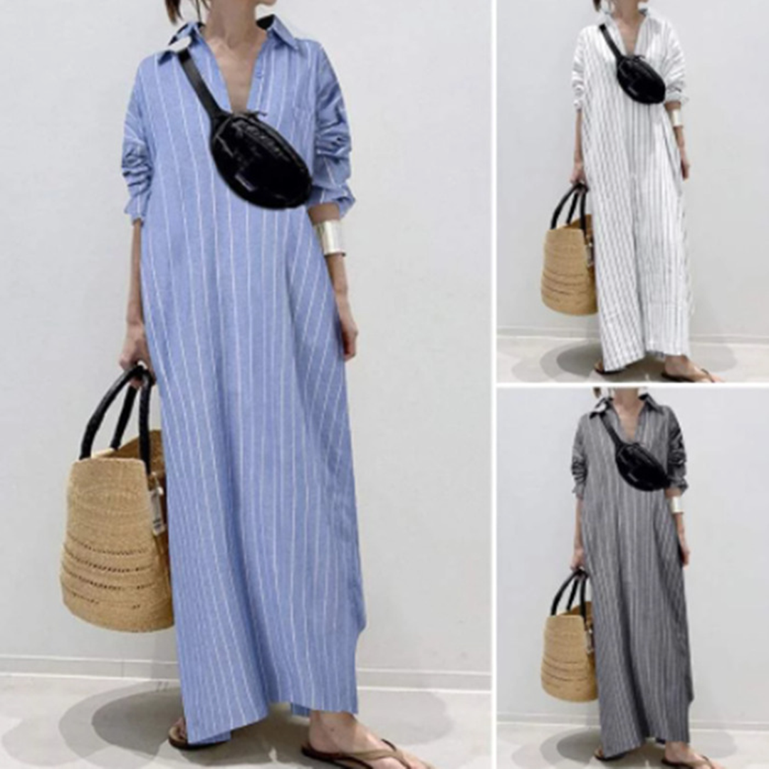 Carlota A-Line Casual Dress - Flattering Summer Day Dress for Women-4