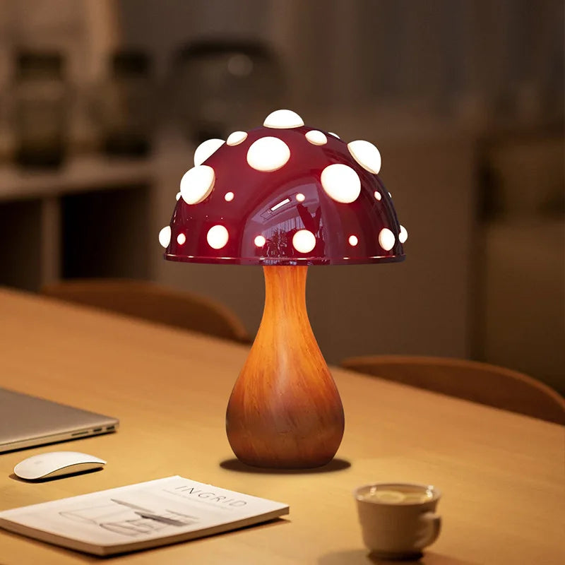 MysticShroom - Magical Amanita Mushroom Lamp