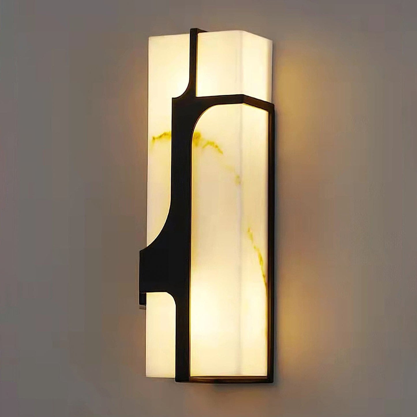 OpalBeam – Marble Art Deco Wall Lamp for a Chic Appeal