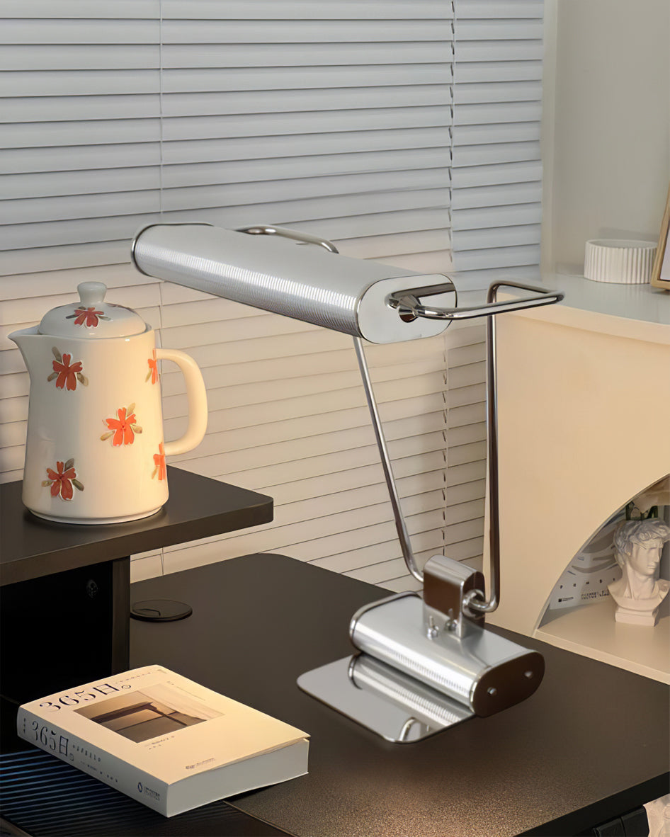 TimberGlow – Lampada da tavolo LED con schermo aperto