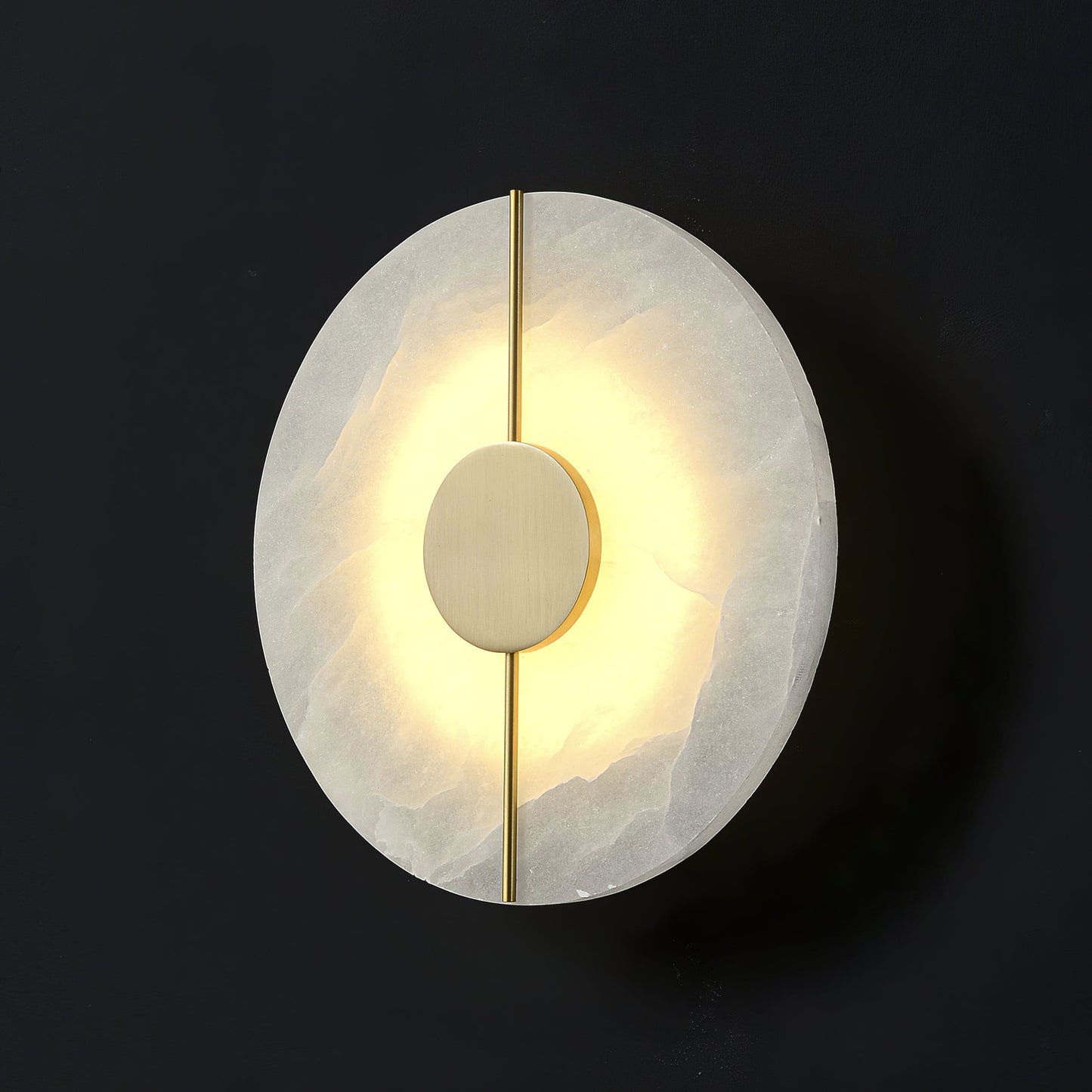 StoneLuxe – Art Deco Wall Lamp with Refined Stone Detail