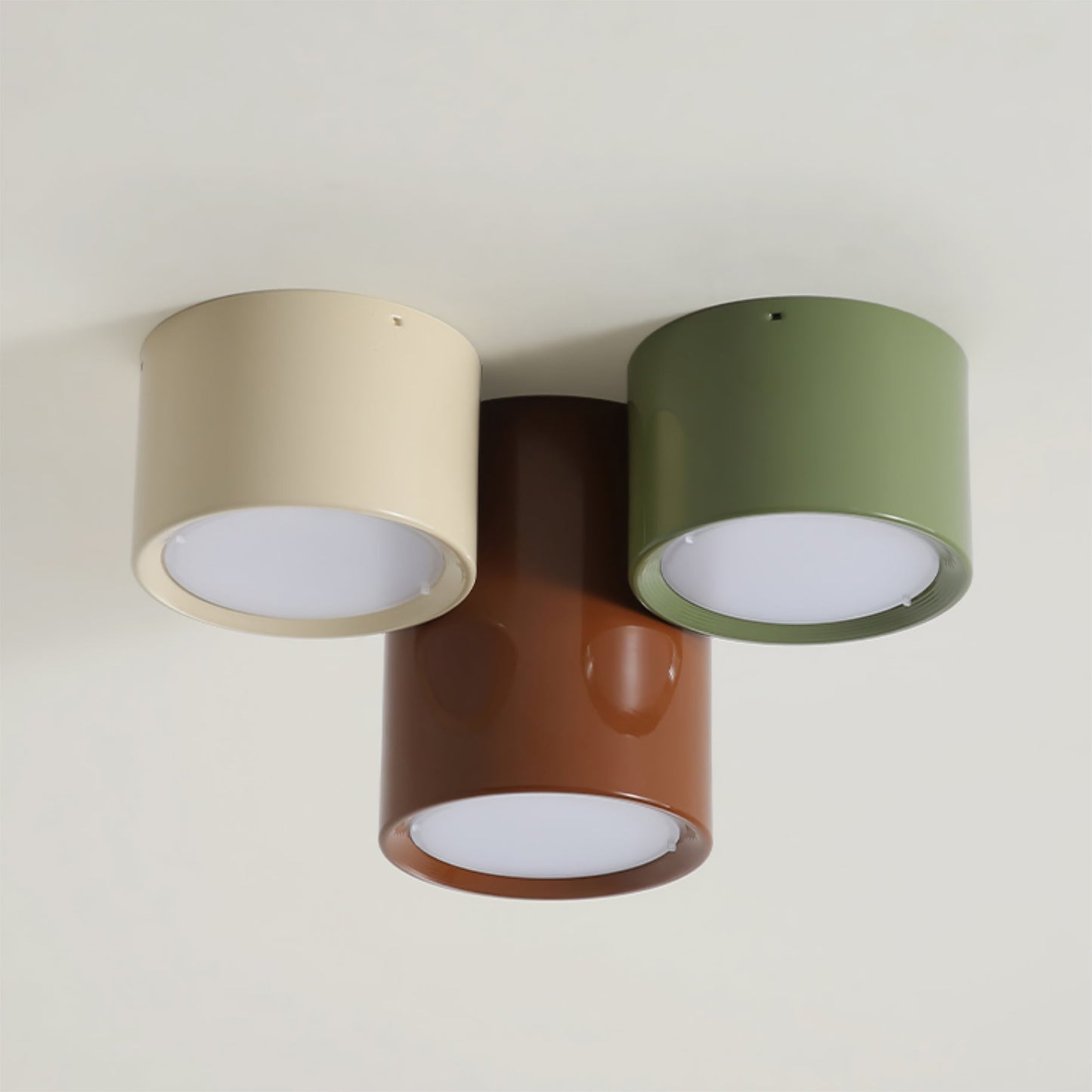 LuxeFusion - Deckenlampe mit integrierten Materialien und warmem Licht