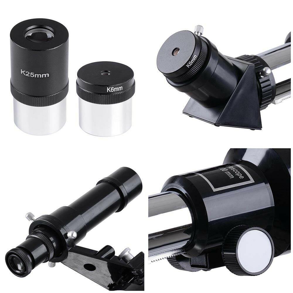 Astronomical Refractor Telescope 400/70mm 66x Magnification Refractive Eyepieces Tripod Beginners 6