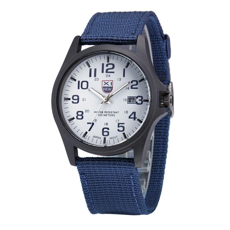 Variant image for Military Style Robust Watch with Illuminated Dial, Water Resistant, Stopwatch, and Date Display-2