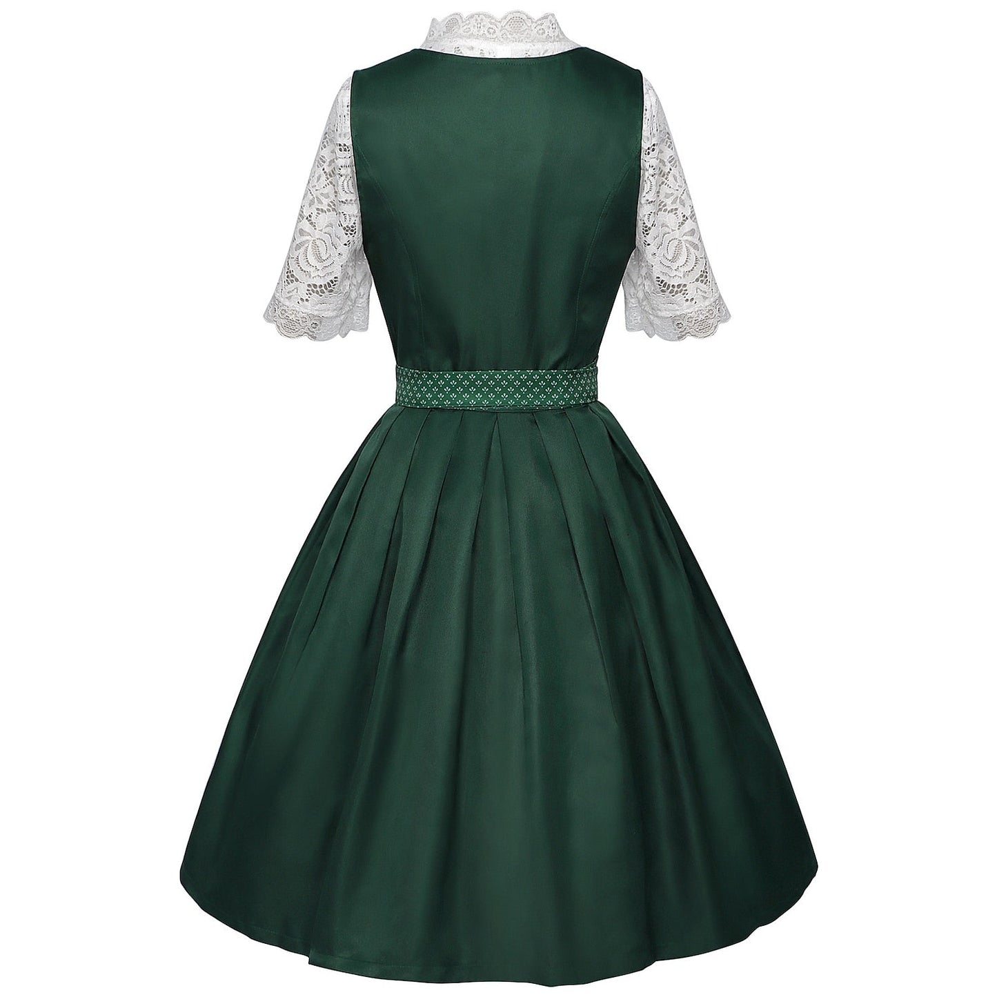Bavarian dirndl dress – Oktoberfest | With apron & lace blouse for a traditional look 3