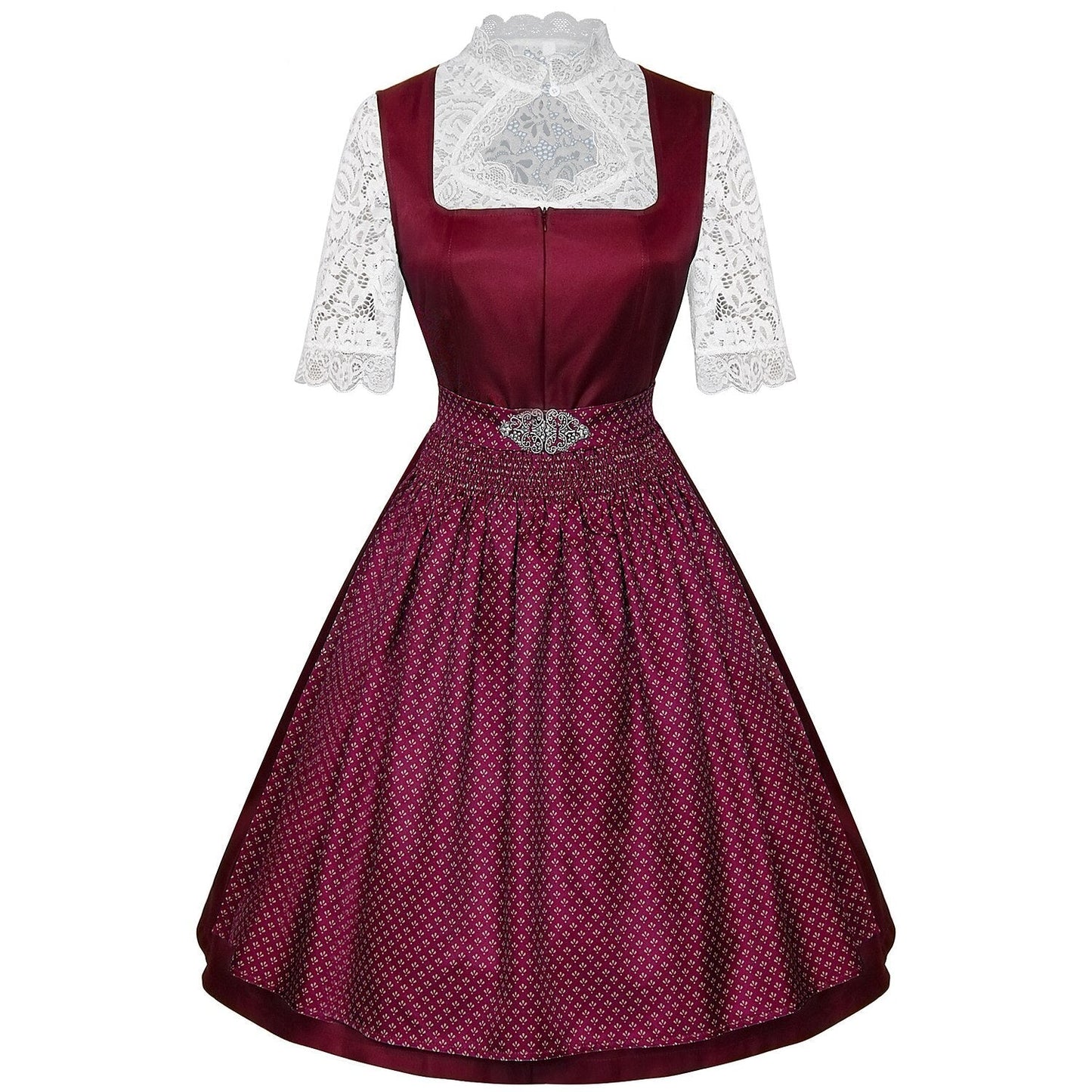 Bavarian dirndl dress – Oktoberfest | With apron & lace blouse for a traditional look 9