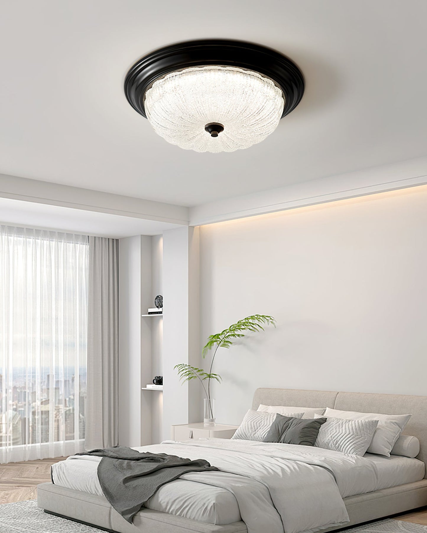 BelmontAura - Deckenlampe mit schlankem Design und subtiler, gemütlicher Beleuchtung