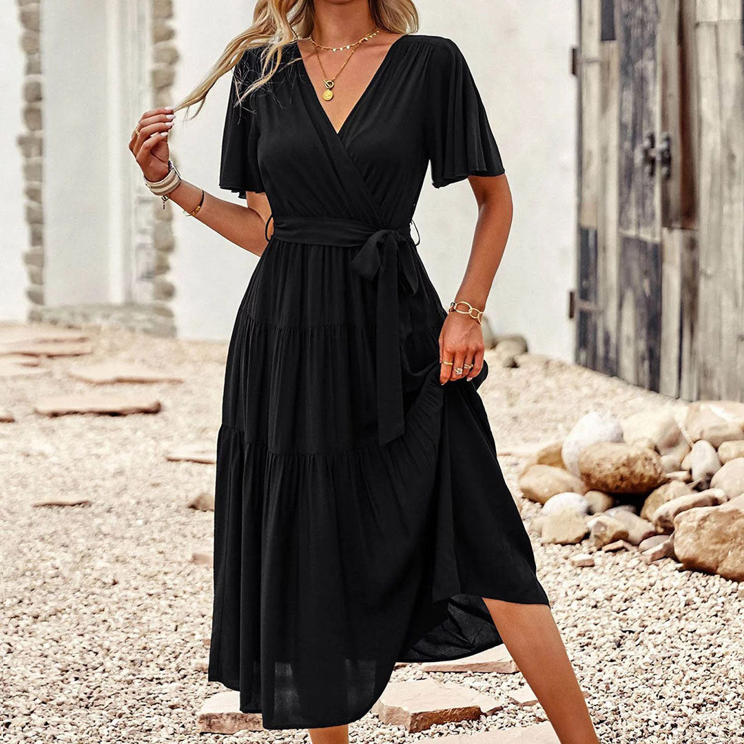 Brynlee - Casual Midi Dress for Women, Flattering Fit & Breathable Fabric-4