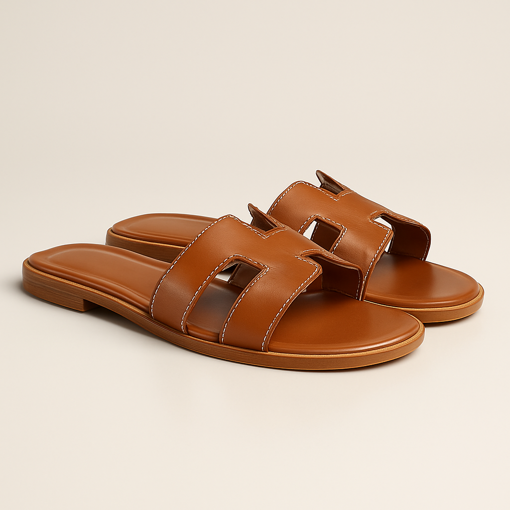 Black Flat Sandals for Women with Adjustable Straps and Ergonomic Footbed – Stylish Cut Out Design 2