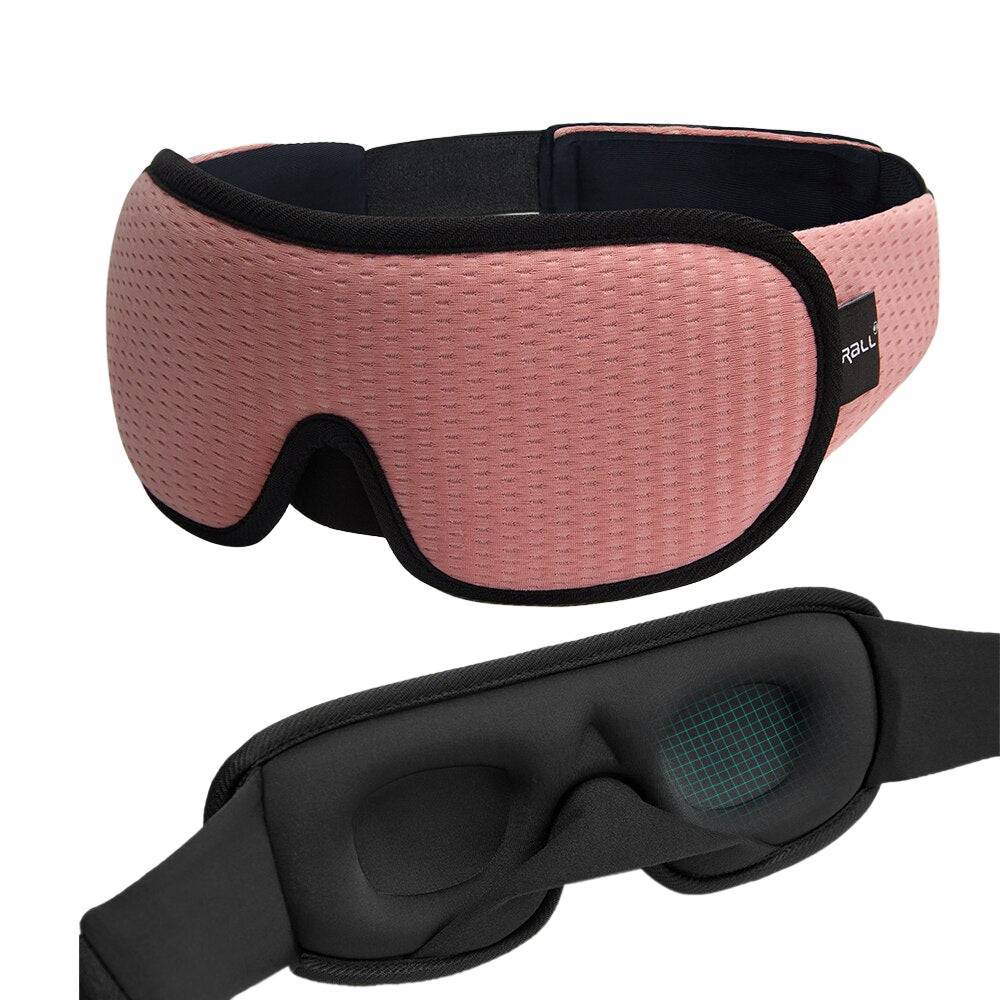 3D Contoured Memory Foam Sleep Mask - Best Eye Mask for Complete Darkness-2