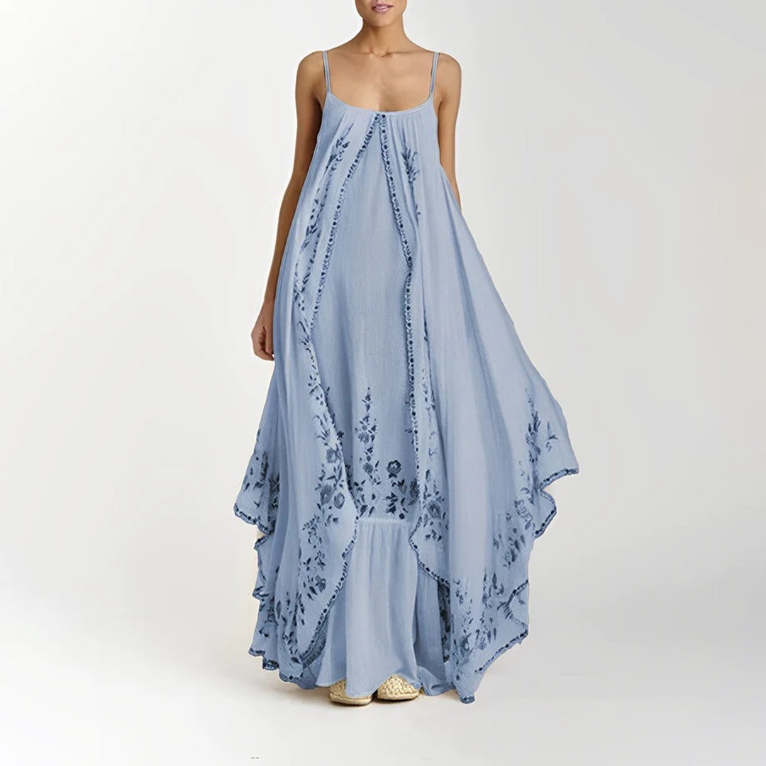 Variant image for Carly - Elegant Layered Maxi Dress for Women, Sleeveless Long Dress-13