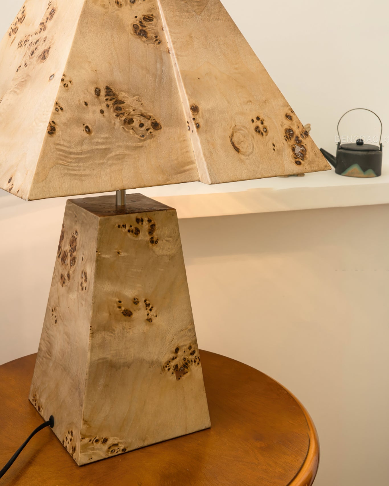 PineAura - Wooden Table Lamp