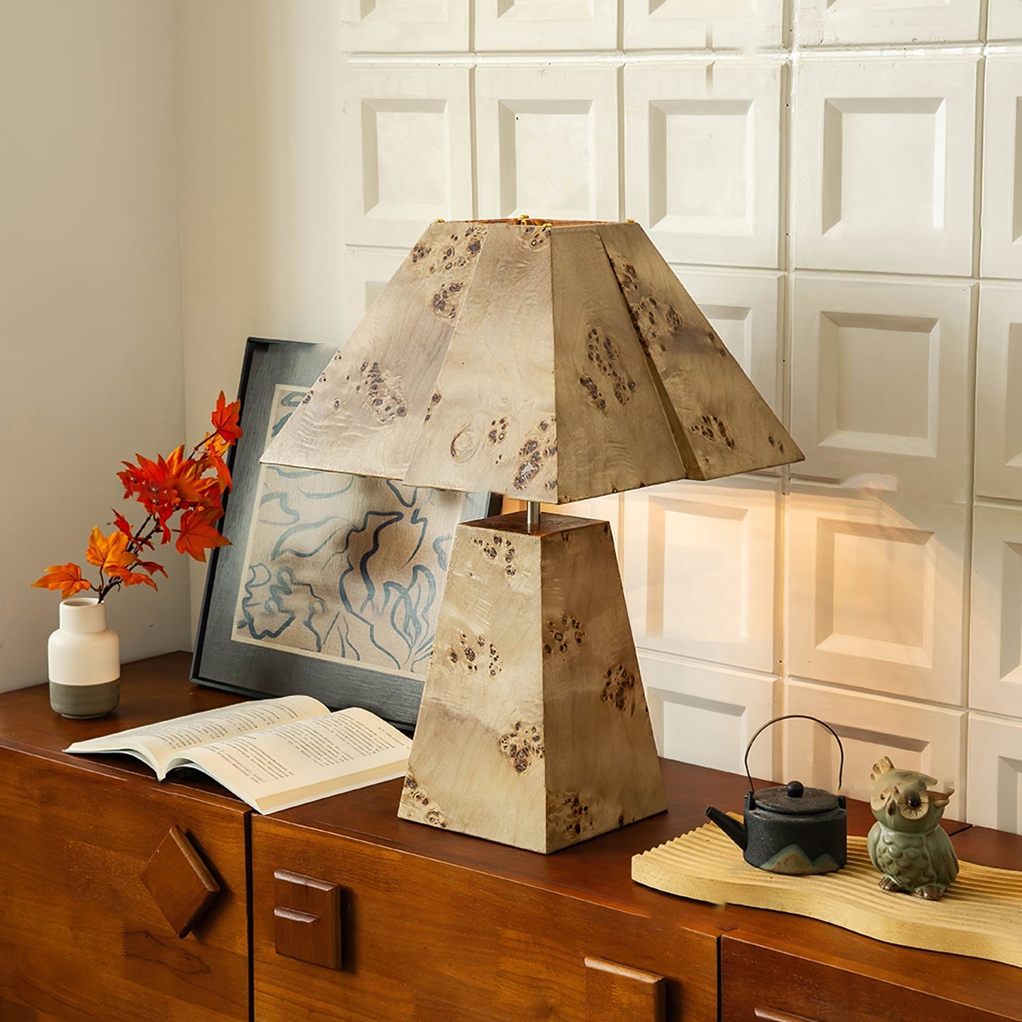 PineAura - Wooden Table Lamp