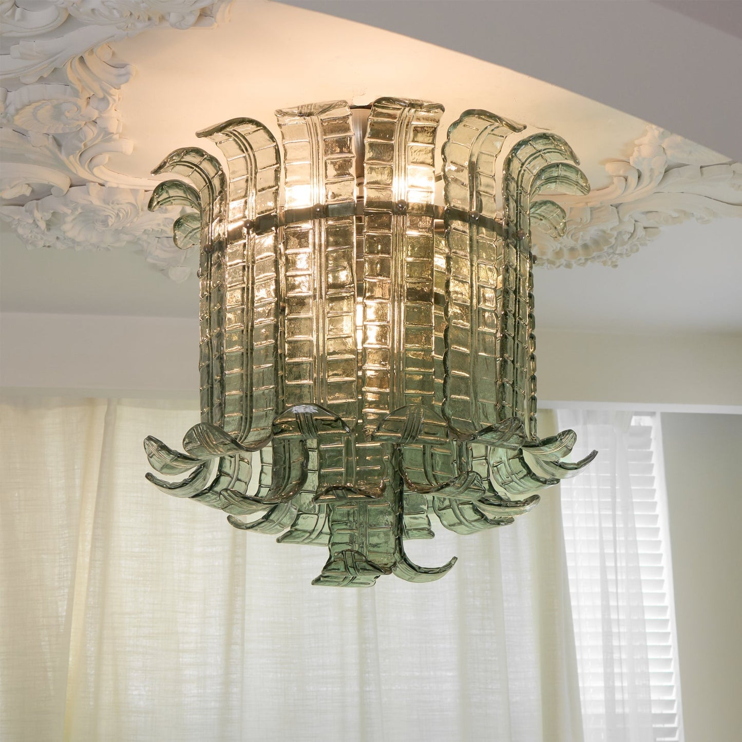 LuxeVetro - Ceiling Light with Italian Glass and Subtle Glow