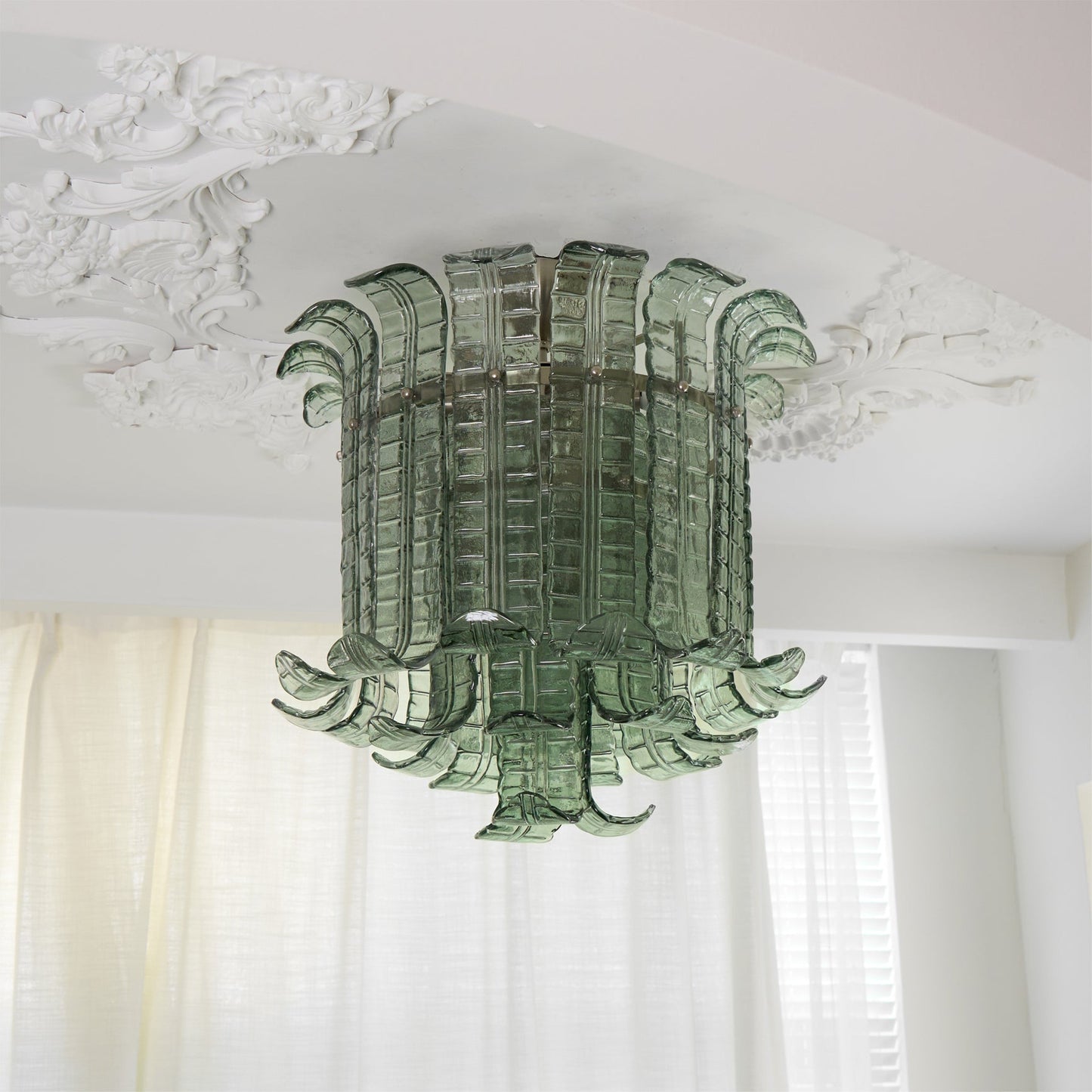 LuxeVetro - Ceiling Light with Italian Glass and Subtle Glow