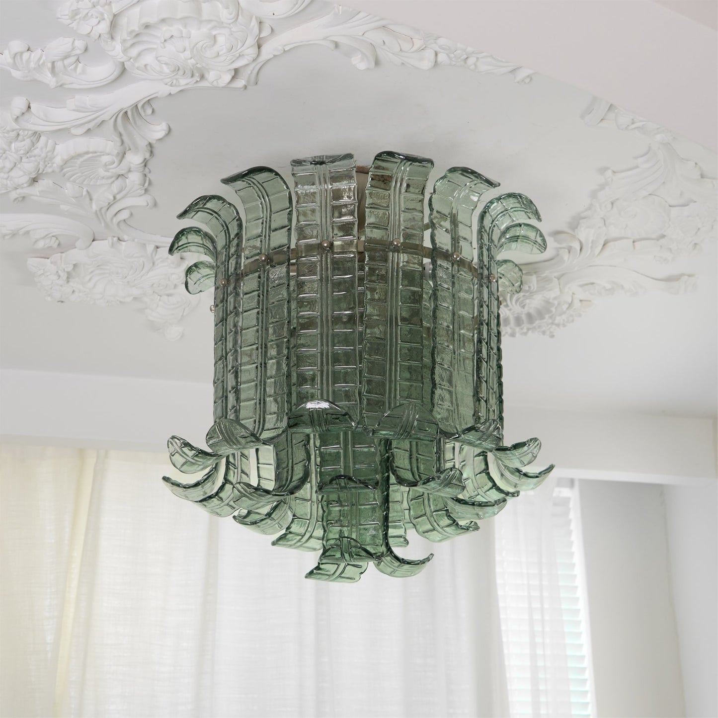 LuxeVetro - Ceiling Light with Italian Glass and Subtle Glow
