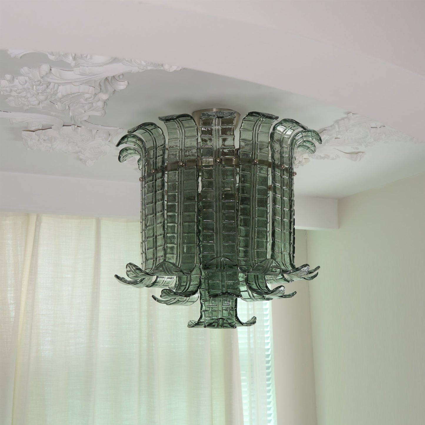 LuxeVetro - Ceiling Light with Italian Glass and Subtle Glow