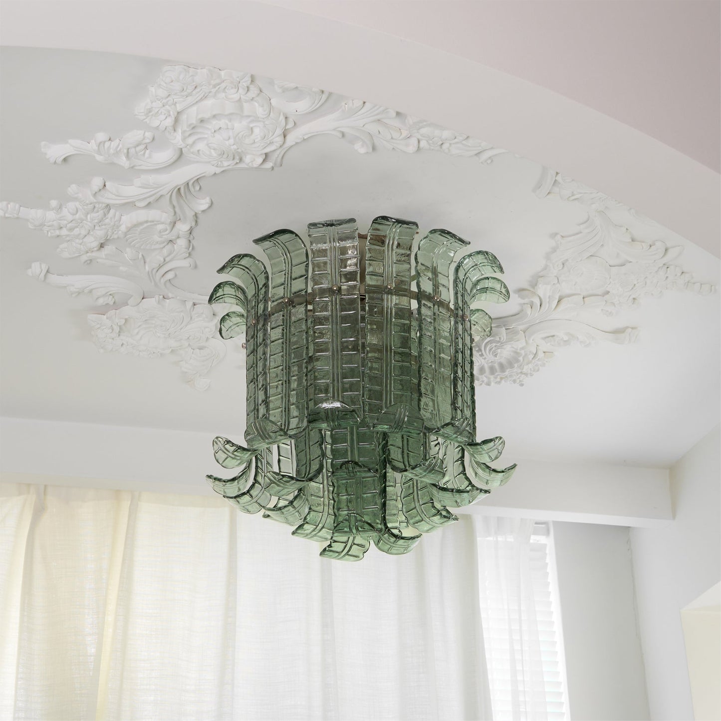 LuxeVetro - Ceiling Light with Italian Glass and Subtle Glow