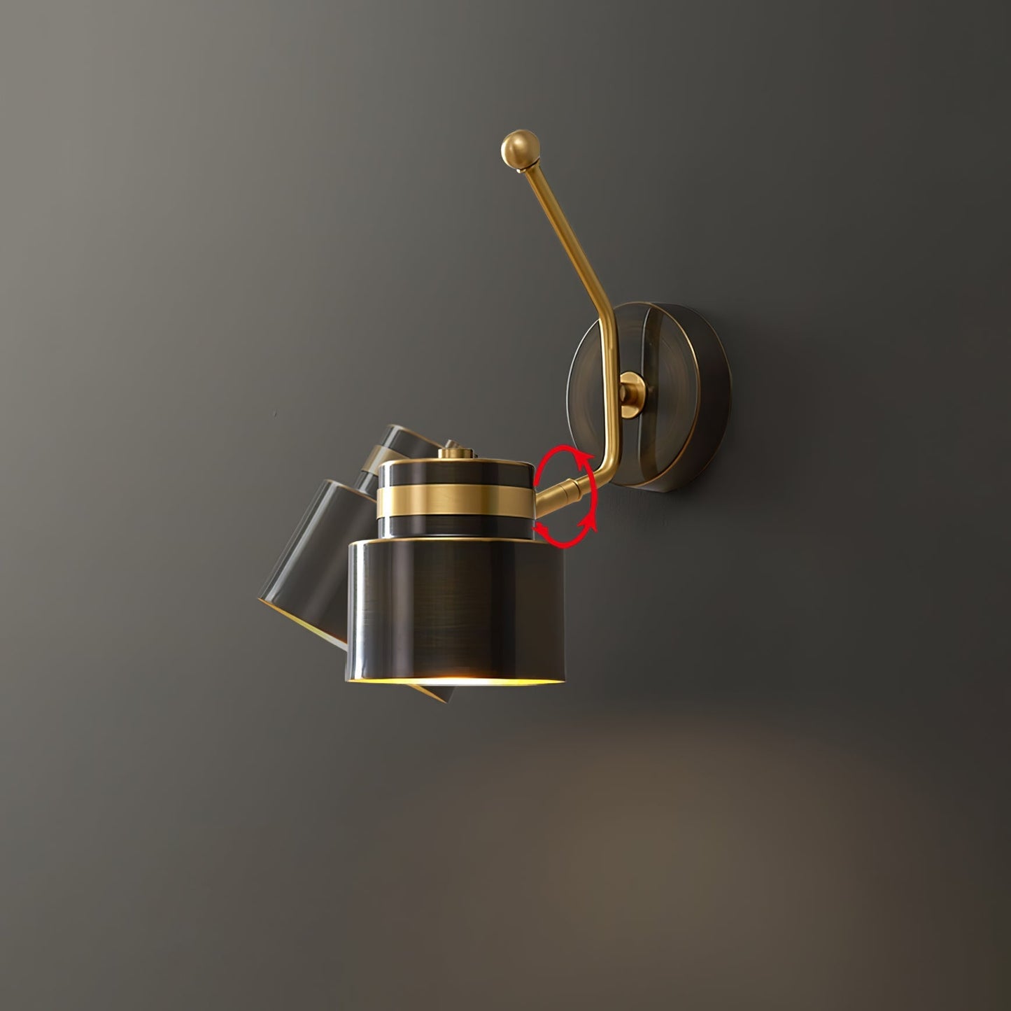 ShadowGlow - Glossy Wall Sconce
