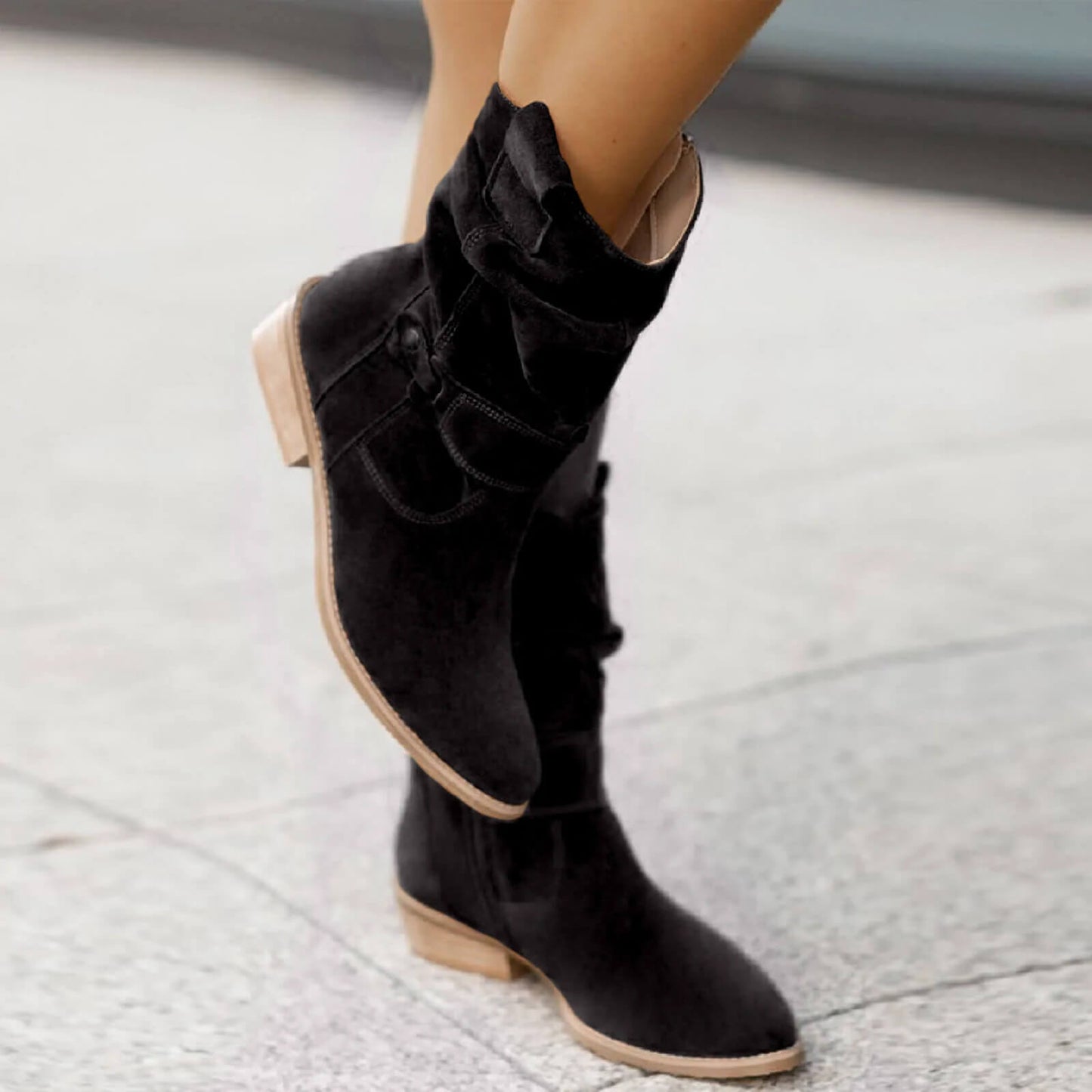 Brown Suede Ankle Boots for Women – Comfortable High-Quality Everyday Footwear 4