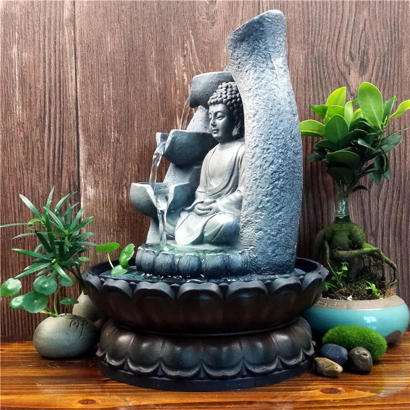 SerenityFlow - Buddha Vandfunktion